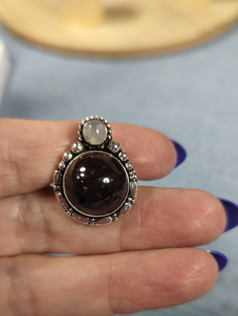 Star Garnet Ring Sz 9